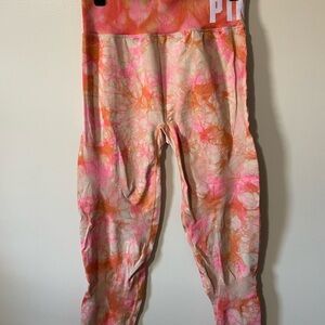 PINK Tie-Dye Leggings